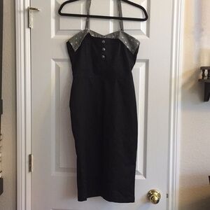 Rock steady pinup bodycon sundress